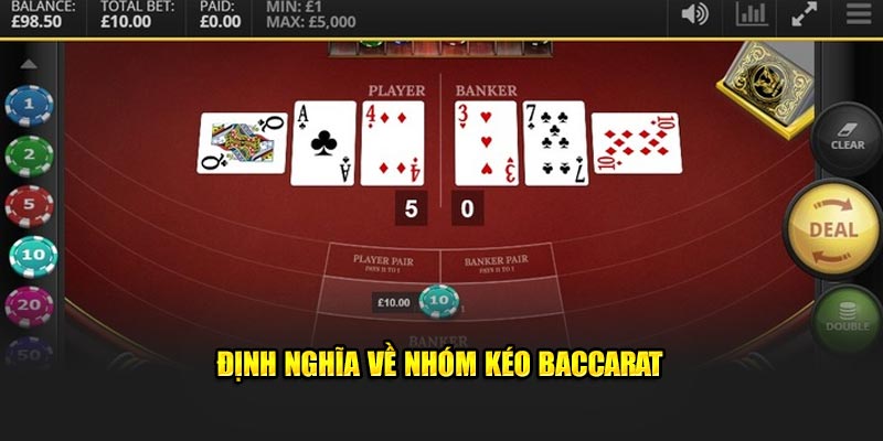 Khái niệm về nhóm kéo Baccarat